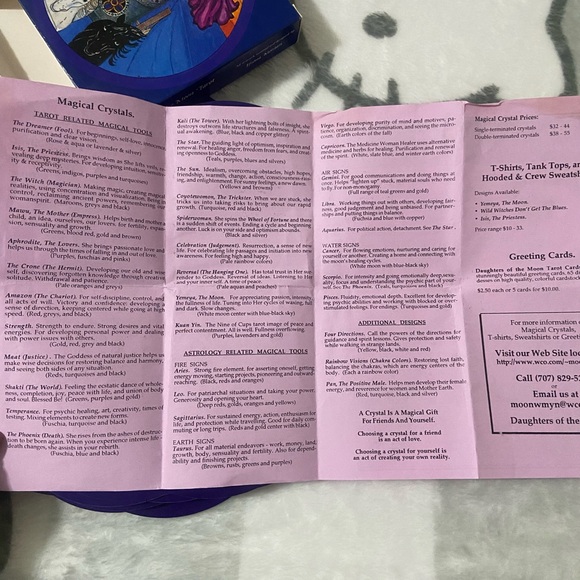 Daughters of the Moon Tarot Deck by Ffiona Morgan - Out of Print - Picture 4 of 11